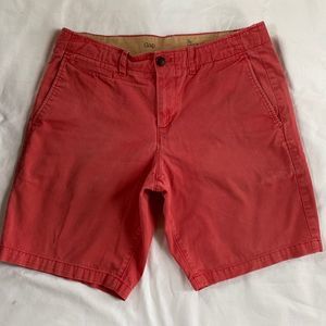 GAP Flat front Lived In Shorts Size 34